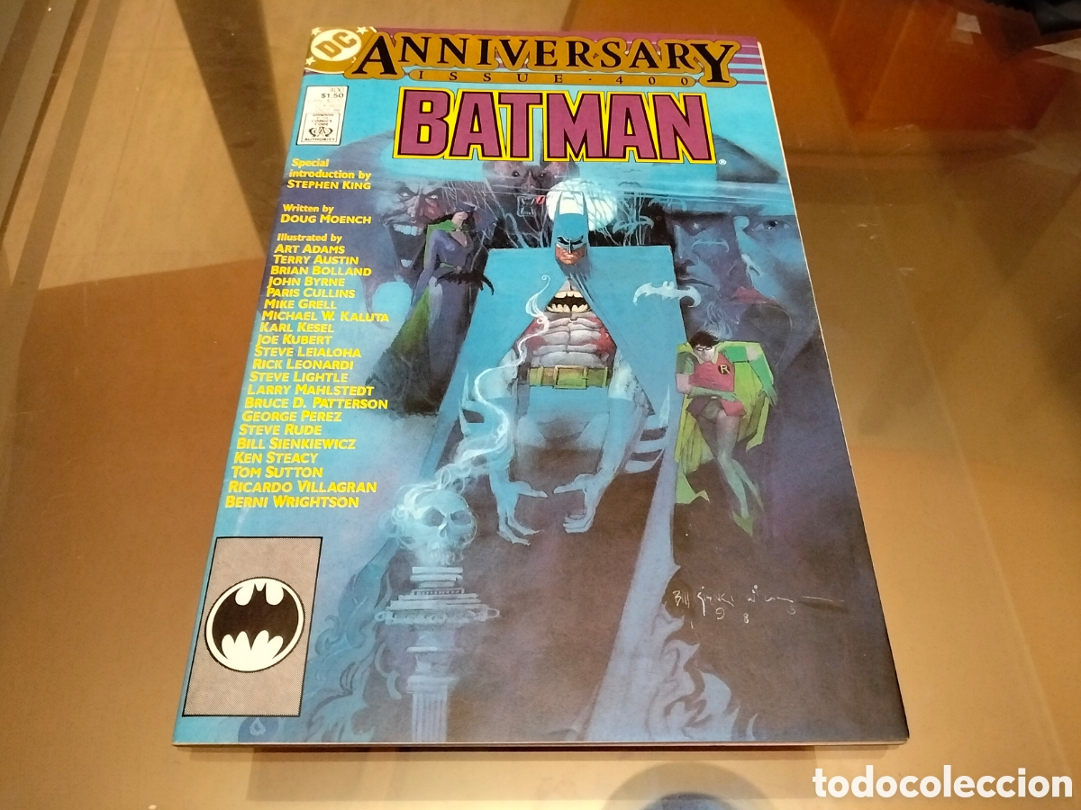 C&oacute;mics: Batman Anniversary Issue 400 Wrightson Kaluta Byrne Kubert Sutton DC Stephen King