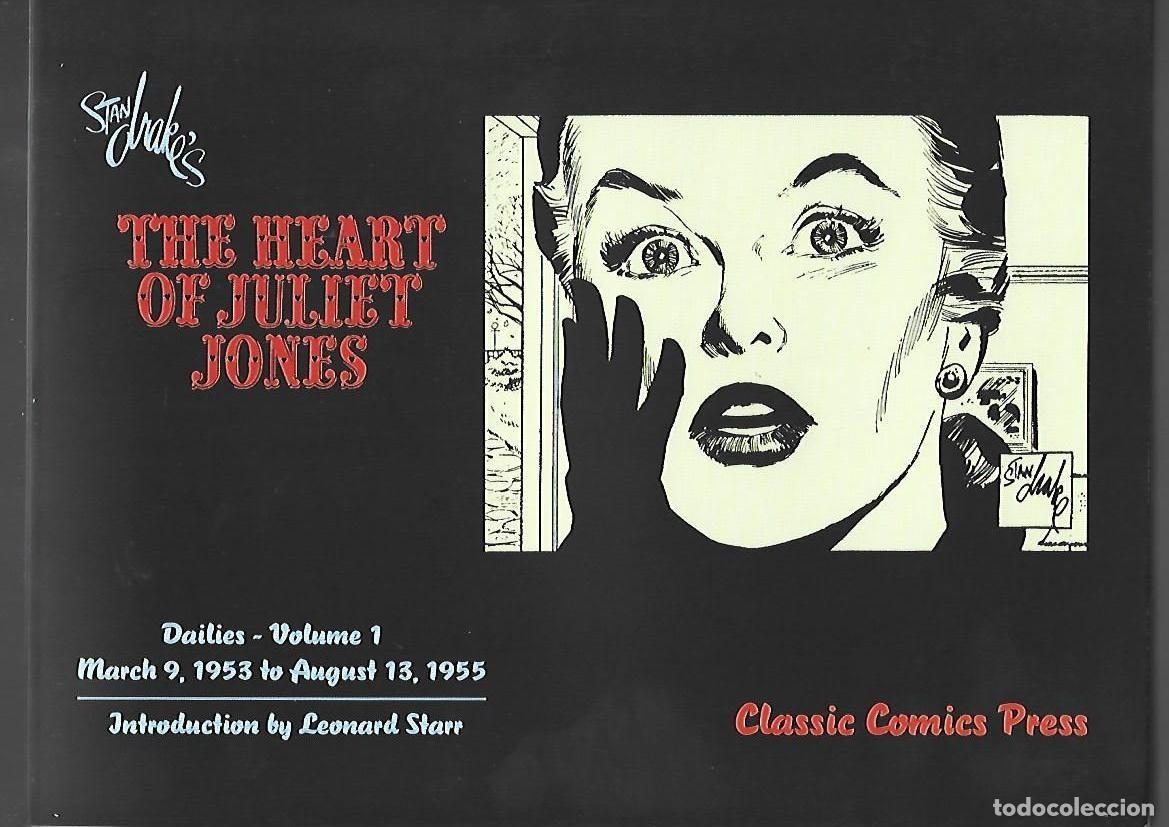 C&oacute;mics: The heart of Juliet Jones: Dailies, completa, 4 tomos, Classic Comics Press, muy buen estado.Caja DA