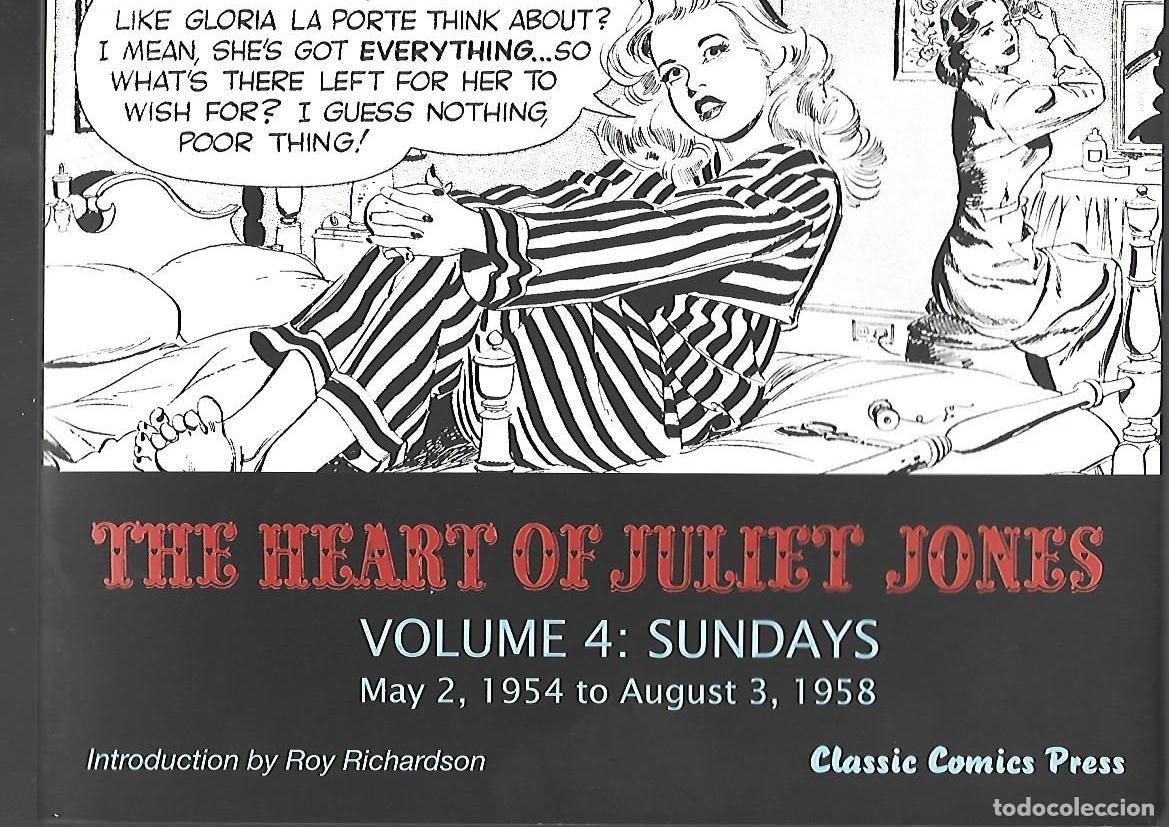 C&oacute;mics: The heart of Juliet Jones, volume 4: sundays, 2014, Classic Comics Press, muy buen estado. Caja DA