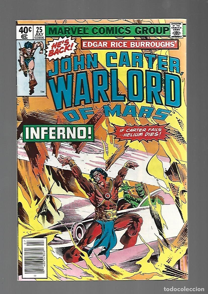C&oacute;mics: John Carter, 25, 1979, Marvel, muy buen estado. Caja DA.