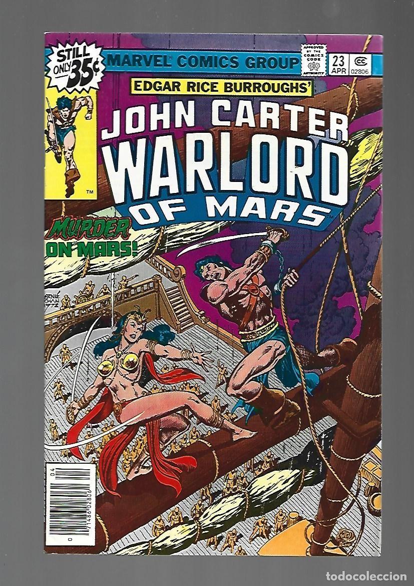 C&oacute;mics: John Carter, Warlord of Mars, 23, 1979, Marvel, muy buen estado. Caja DA.