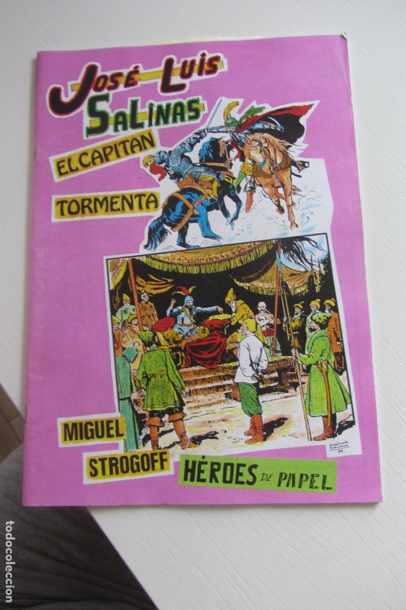 C&oacute;mics: HEROES DE PAPEL N&ordm; 36 - JOSE LUIS SALINAS - EL CAPITAN TORMENTA - MIGUEL STROGOFF arx272