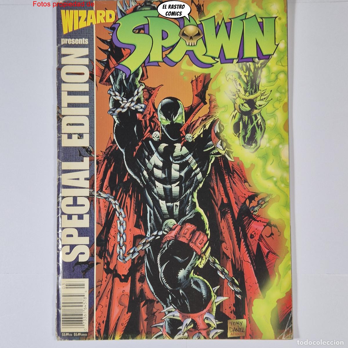 C&oacute;mics: Wizard special edition, Spawn, 1996, ingl&eacute;s