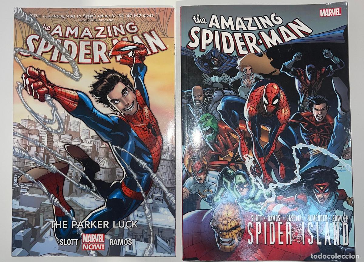C&oacute;mics: MARVEL AMAZING SPIDER-MAN SPIDER-ISLAND + THE PARKER LUCK