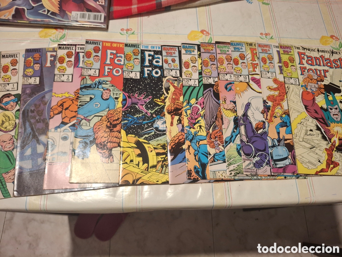 C&oacute;mics: Comic - Official Marvel Index to the Fantastic Four (1985) #1-12 - Los 4 fantasticos - Importacion