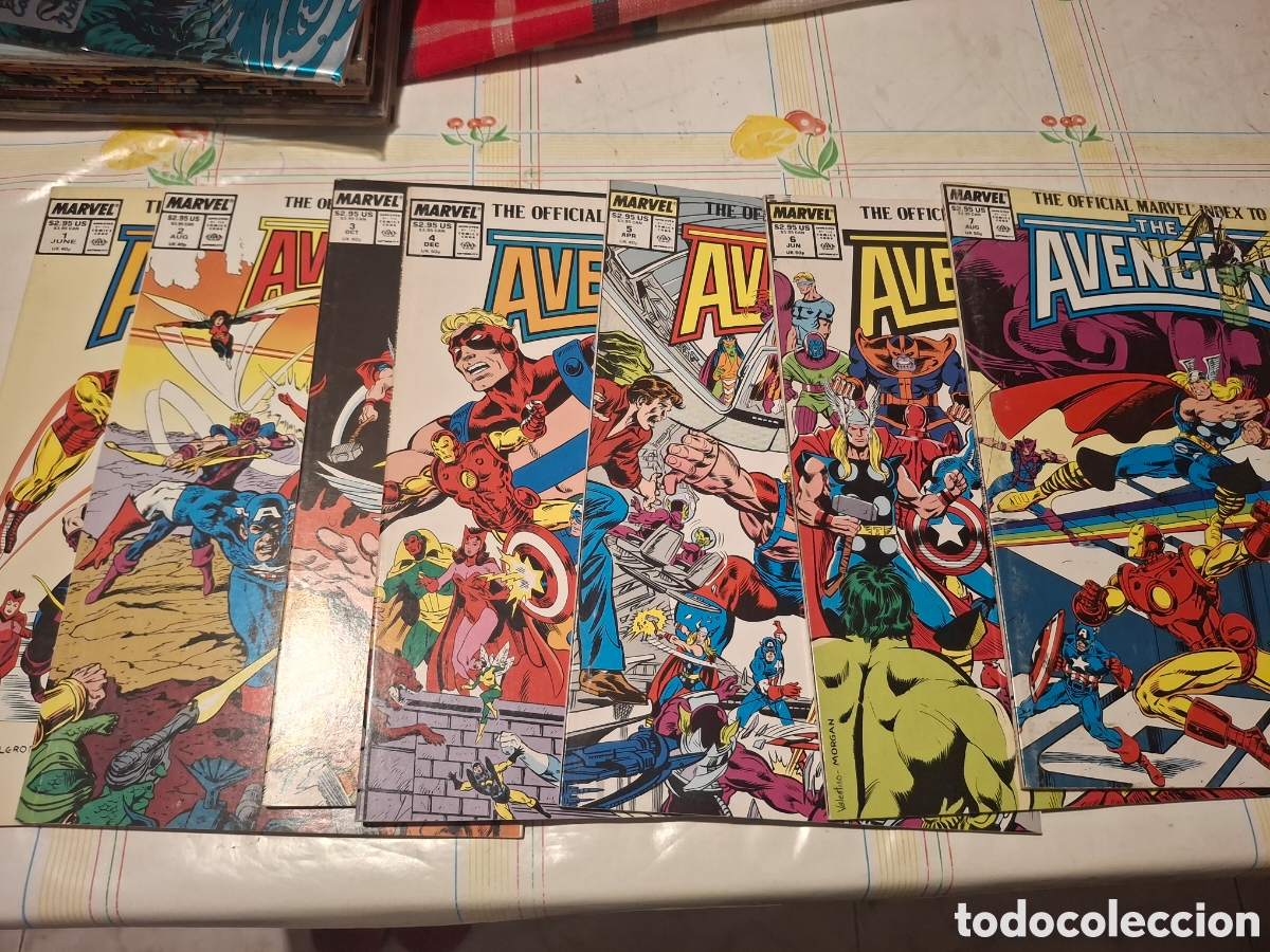 C&oacute;mics: Comic - Official Marvel Index to the Avengers (1987) # 1-7 - Los Vengadores - Importacion