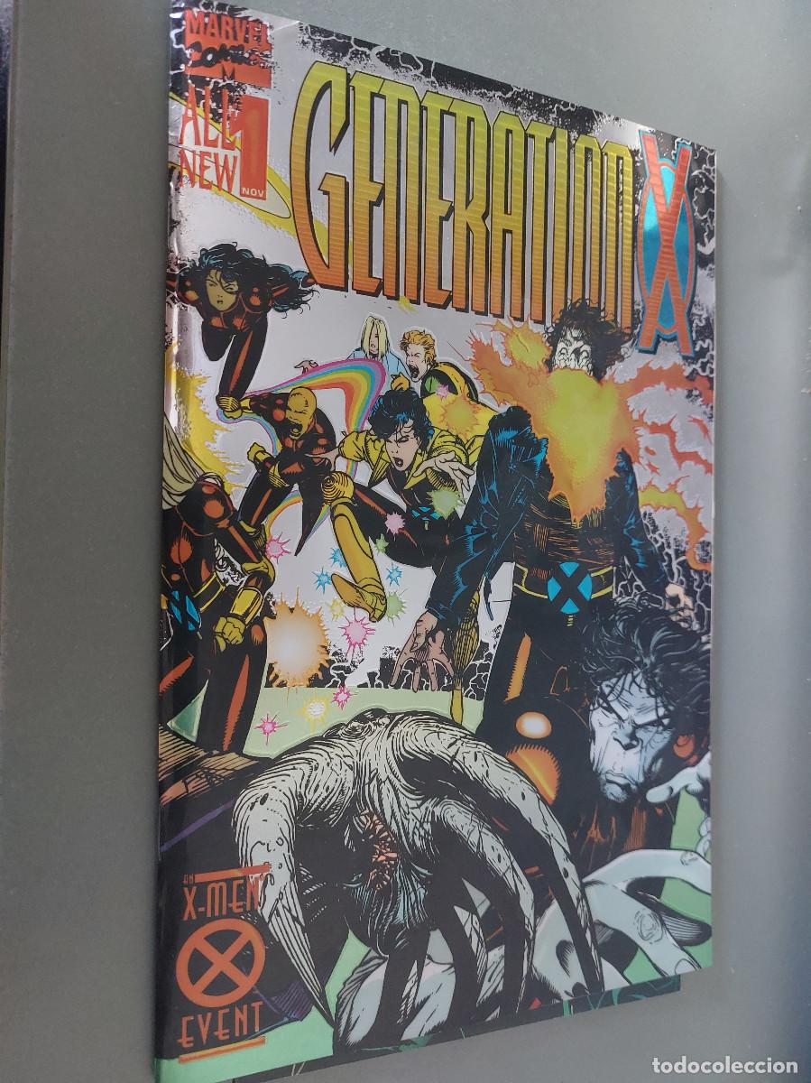 C&oacute;mics: Generation X 1. X-men. En ingl&eacute;s + cuadernillo de su evoluci&oacute;n. Third genesis. grapa. caj 67