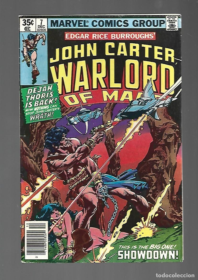 C&oacute;mics: John Carter, Warlord of Mars, 7, 1977, Marvel, muy buen estado. Caja DA.