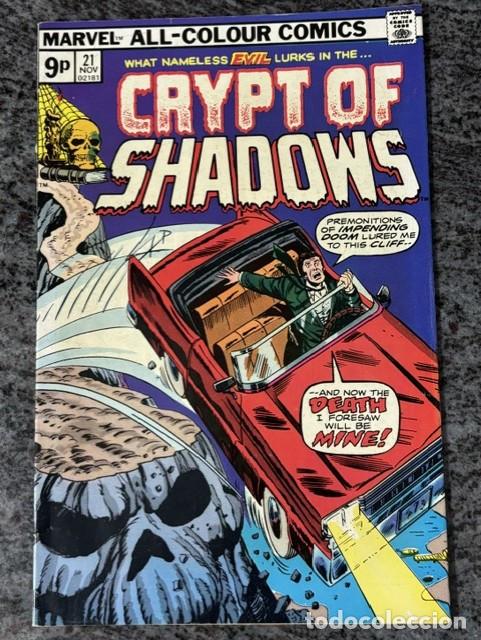 C&oacute;mics: CRYPT OF SHADOWS N&ordm; 21 (NOVIEMBRE 1975). ORIGINAL MARVEL. BUEN ESTADO