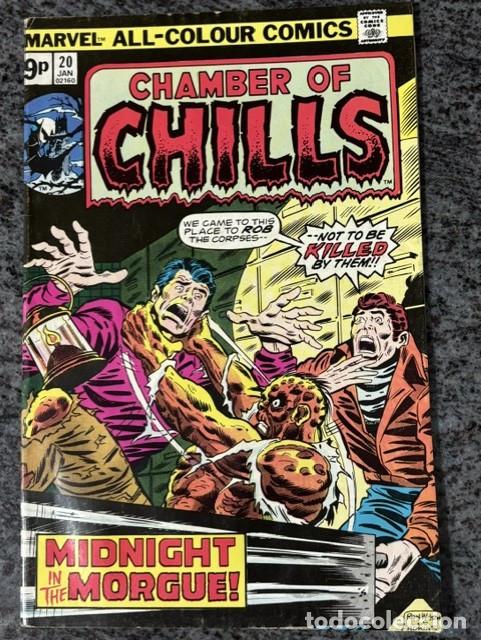 C&oacute;mics: CHAMBERS OF CHILLS N&ordm; 20 (ENERO 1976). ORIGINAL MARVEL. ACEPTABLE ESTADO