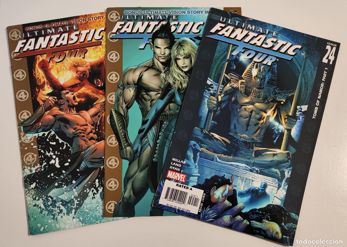 C&oacute;mics: Ultimate Fantastic Four 24 , 25 & 26 - NAMOR