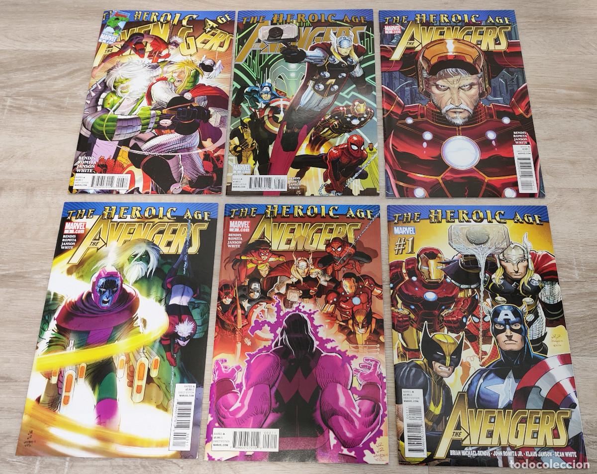 C&oacute;mics: Avengers , vol. 4 - The Heroic Age - 1 to 6 - Marvel Comics USA - First Azari T'Challa