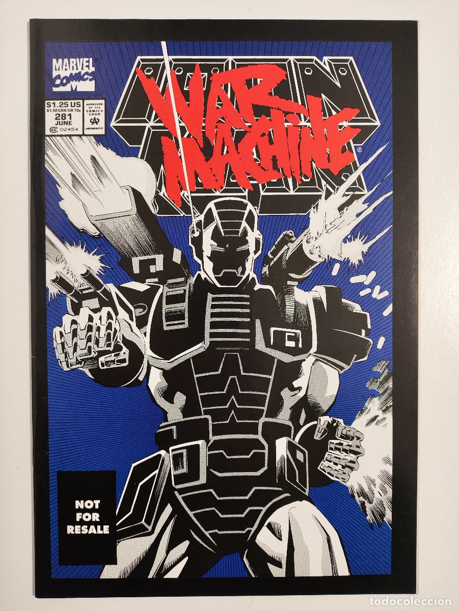 C&oacute;mics: Iron Man 281 - 1st app War Machine Armor - Marvel Legends Reprint - Marvel / Toy Biz 2004