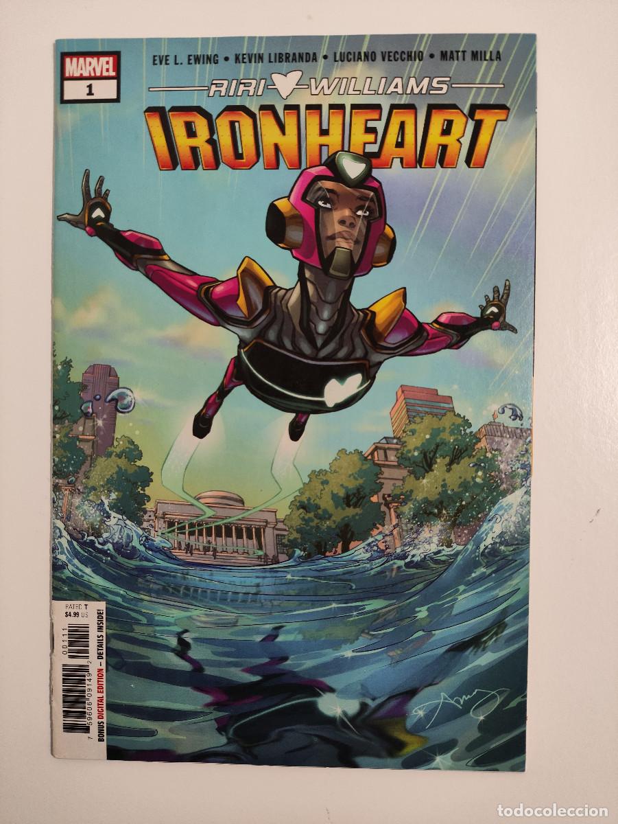 C&oacute;mics: IronHeart 1 - Riri Williams - First Solo Title - Marvel Comics USA 2019