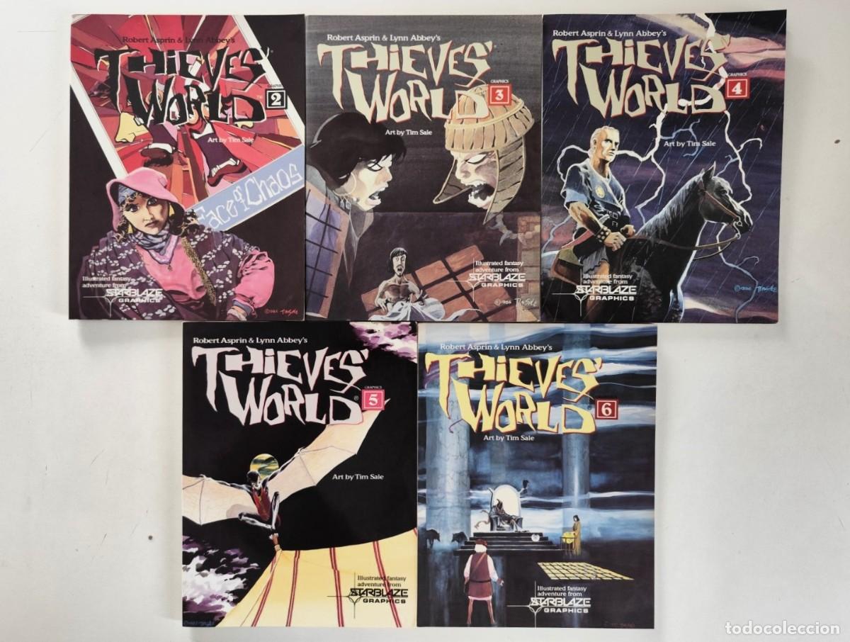 C&oacute;mics: Thieves' World Graphics # 2 3 4 5 6 (R. Asprin Lynn Abbey Tim Sale) CASI COMPLETA ~ Starblaze (1985)