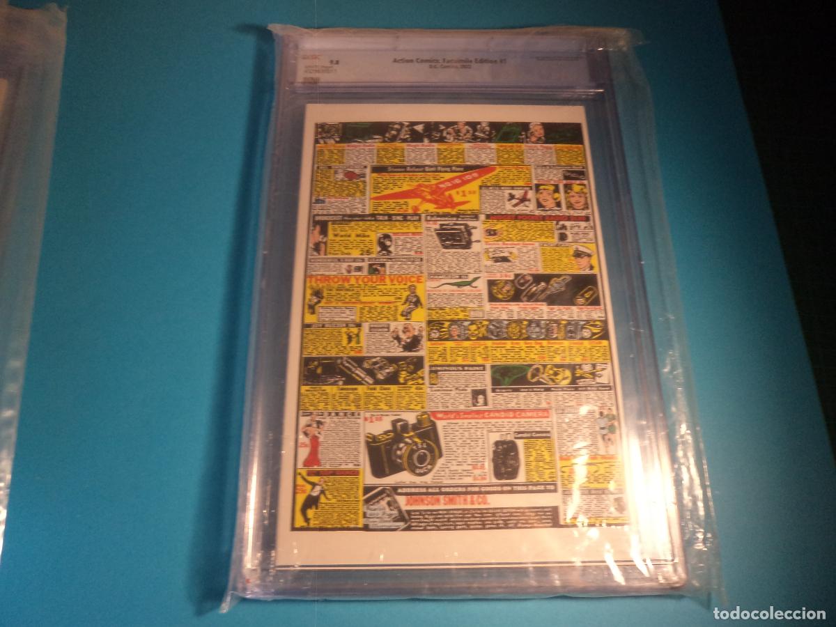 C&oacute;mics: Acci&oacute;n C&oacute;mics #1 CGC 9,8 Reprint - Foto 2
