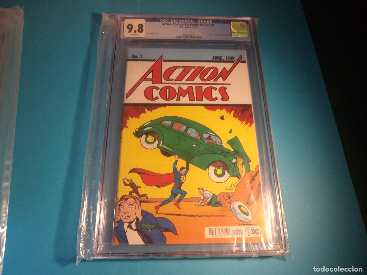 C&oacute;mics: Acci&oacute;n C&oacute;mics #1 CGC 9,8 Reprint