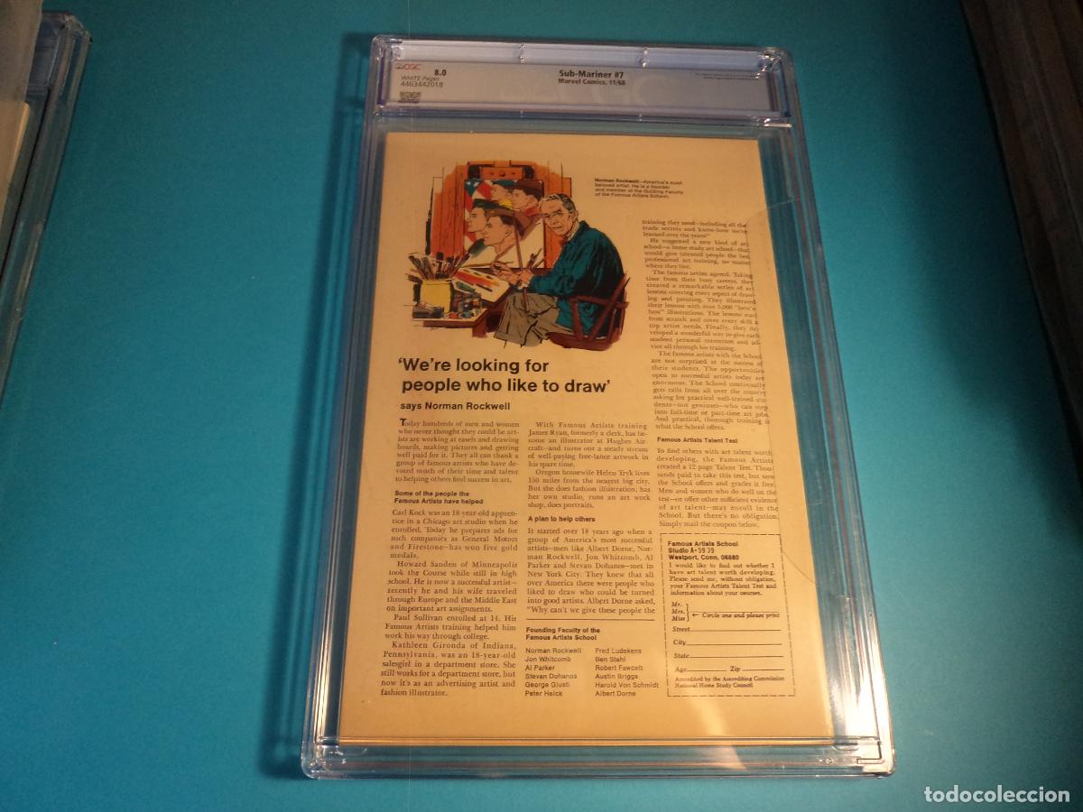 C&oacute;mics: Princes Namor the Sub-Mariner #7 CGC 8 Marvel. - Foto 2