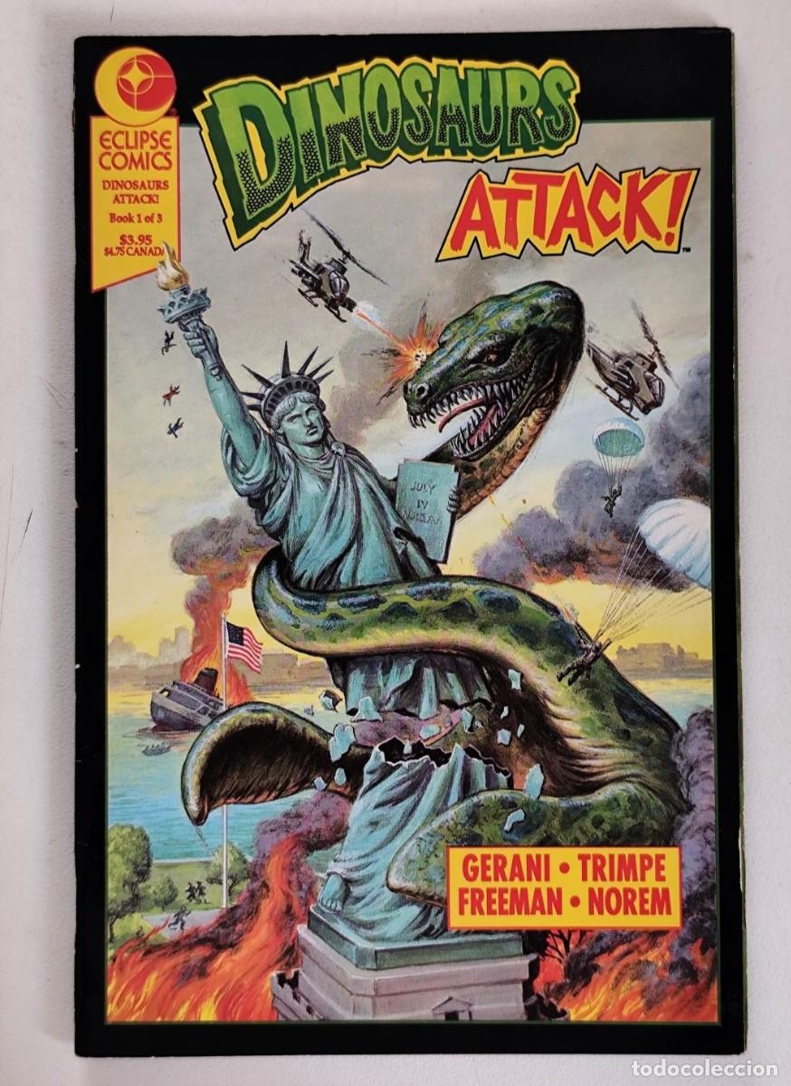 C&oacute;mics: DINOSAURS ATTACK! (Gary Gerani, Herb Trimpe, George Freeman, Earl Norem) ~ Eclipse (1993)