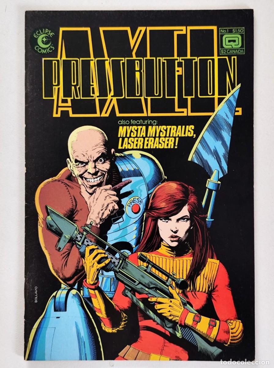 C&oacute;mics: AXEL PRESSBUTTON # 1 (Steve Moore, Steve Dillon, Brian Bolland) ~ Eclipse (1984)