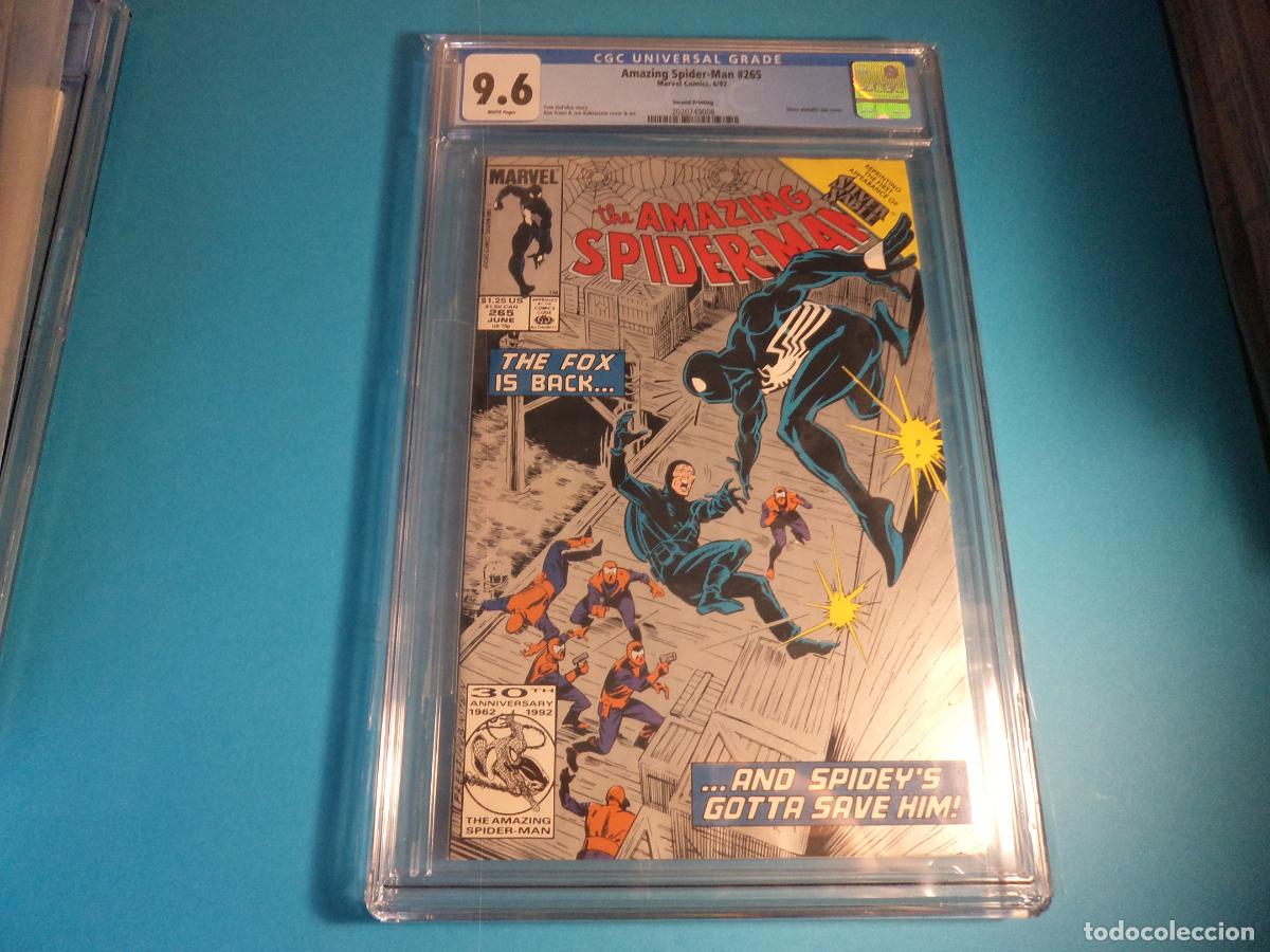 C&oacute;mics: Amazing Spiderman #265 CGC 9,6 Marvel.