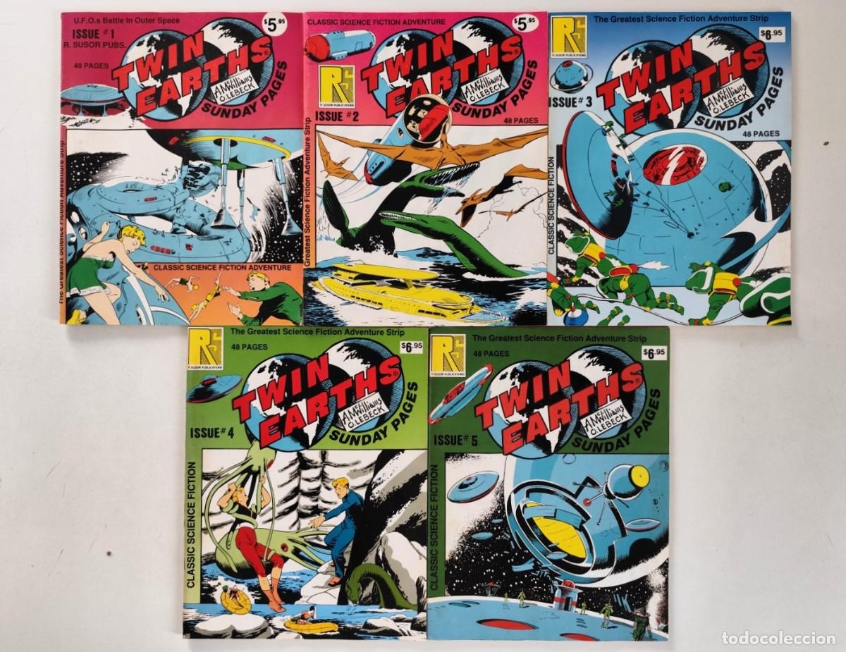 C&oacute;mics: Twin Earths Sunday Pages #1-5 (Oskar Lebeck, Alden McWilliams) COMPLETA ~ R. Susor (1991)