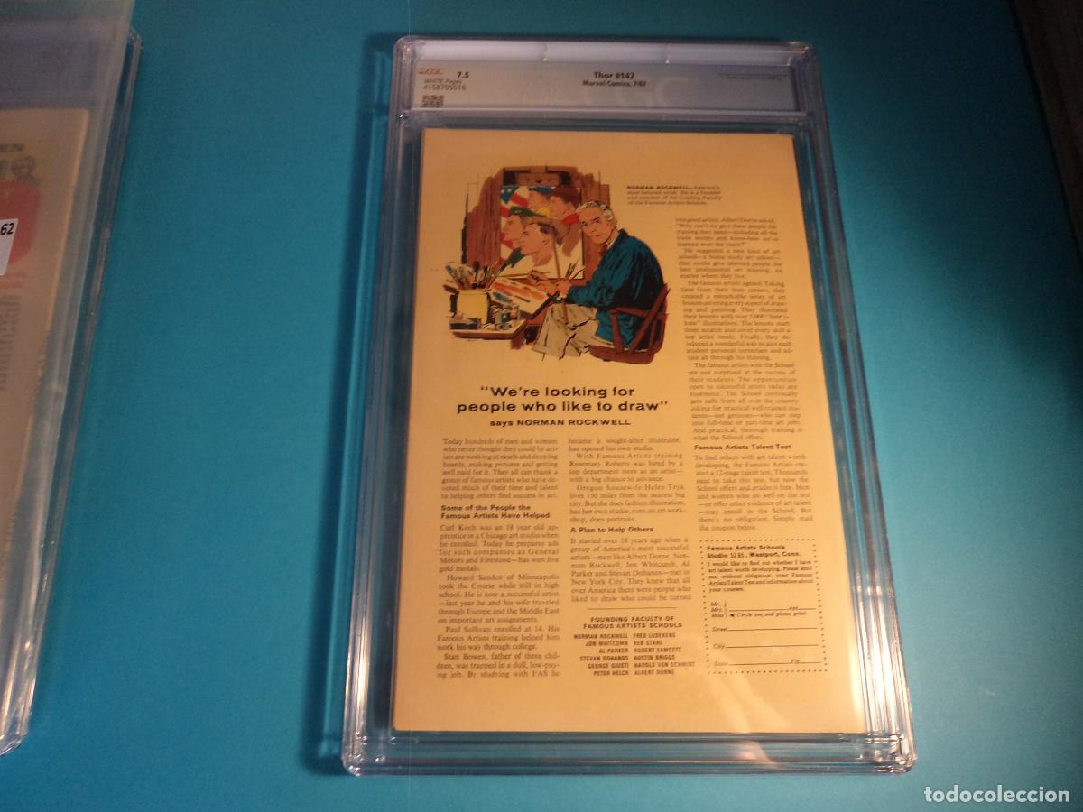 C&oacute;mics: Thor #142 CGC 7,5 Marvel - Foto 2