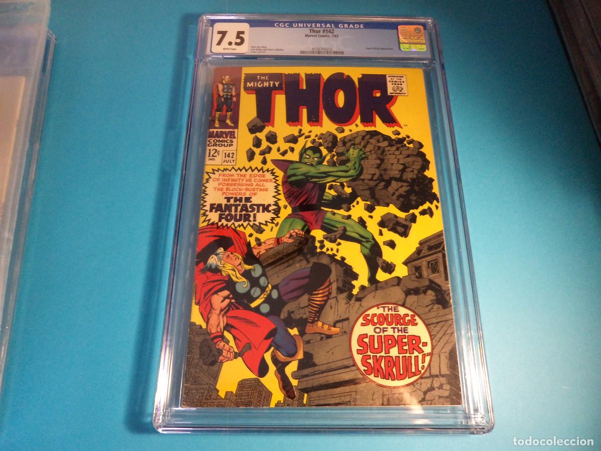 C&oacute;mics: Thor #142 CGC 7,5 Marvel