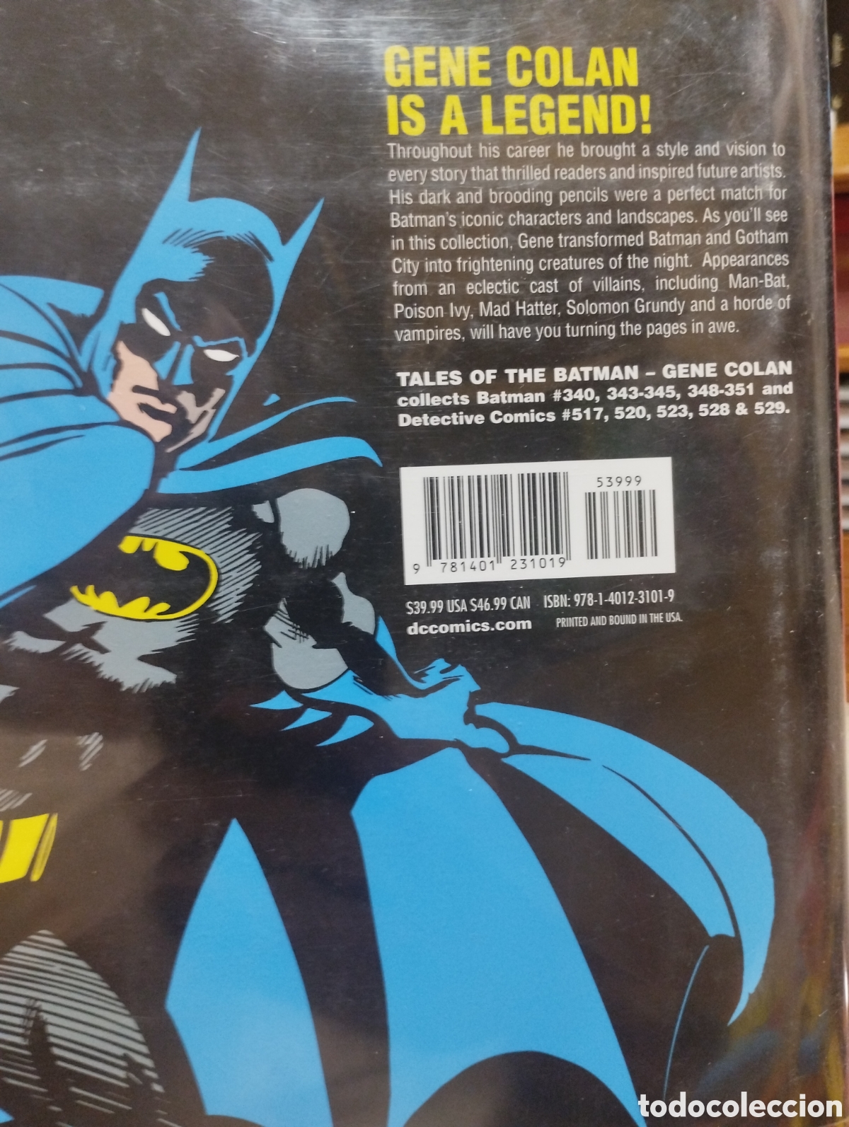 C&oacute;mics: BATMAN, DE GENE COLAN (1 y 2) - Foto 2