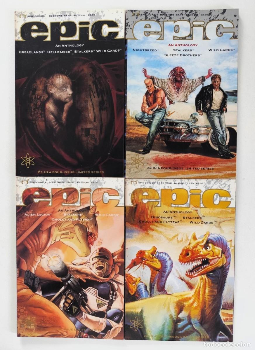 C&oacute;mics: Epic: An Anthology # 1-4 COMPLETA - Hellraiser / Nightbreed / Alien Legion ~ Epic /Marvel (1992)