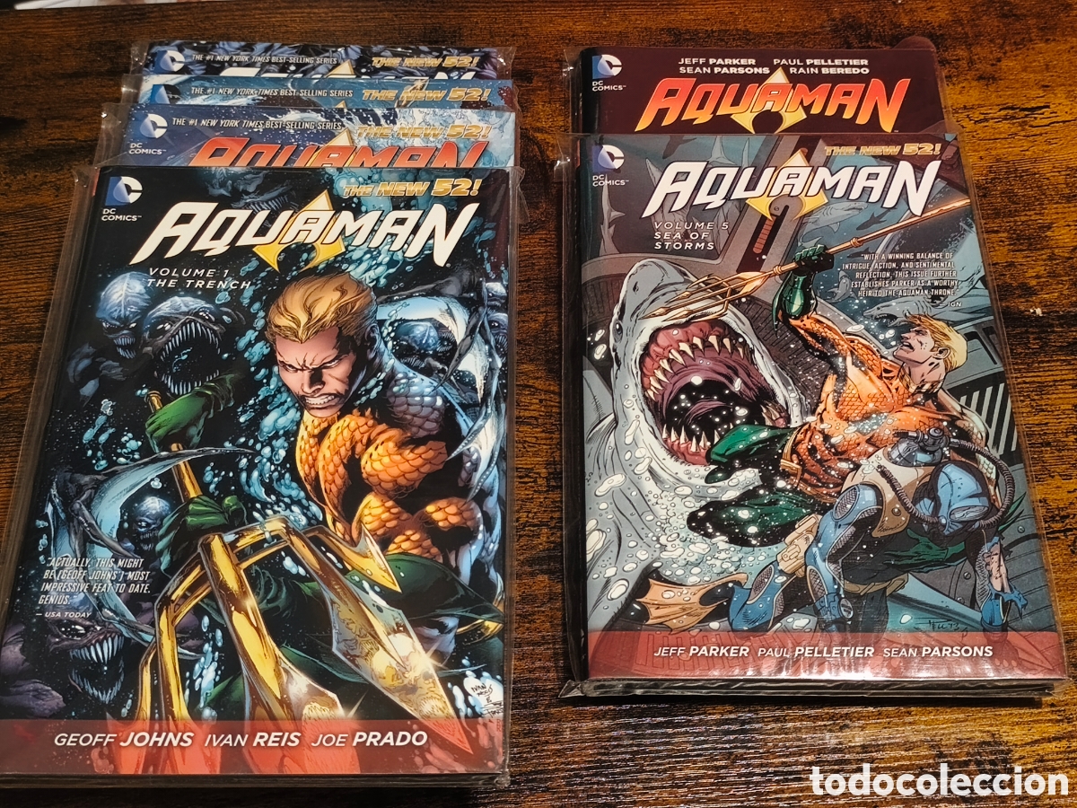 C&oacute;mics: Aquaman de Geoff Johns y Jeff Parker completa comic en ingl&eacute;s