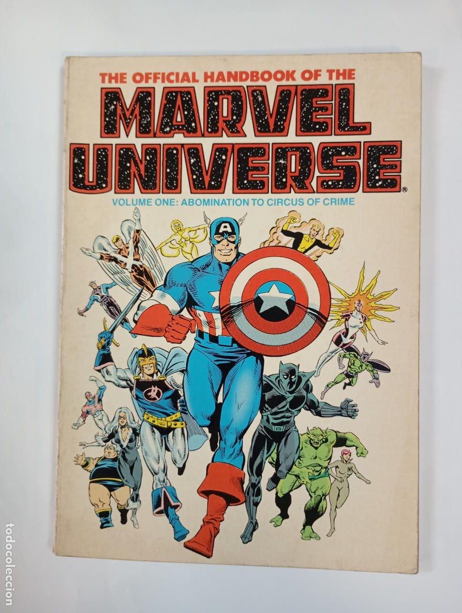 C&oacute;mics: OFFICIAL HANDBOOK OF THE MARVEL UNIVERSE N&ordm; 1 VOLUME ONE. ABOMINATION TO CIRCUS OF CRIME. TDKR95