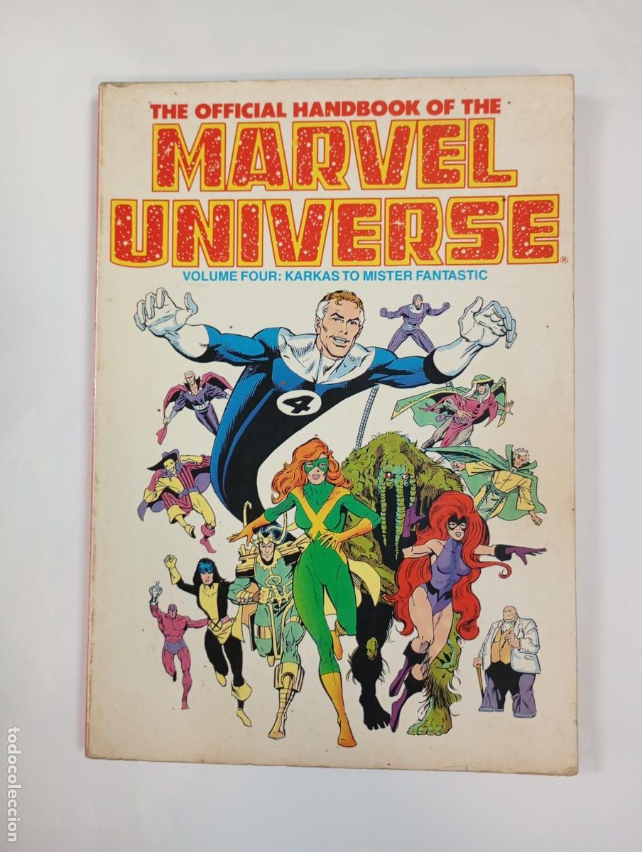 C&oacute;mics: OFFICIAL HANDBOOK OF THE MARVEL UNIVERSE N&ordm; 4 VOLUME FOUR. KARSAS TO MISTER FANTASTIC TDKR95