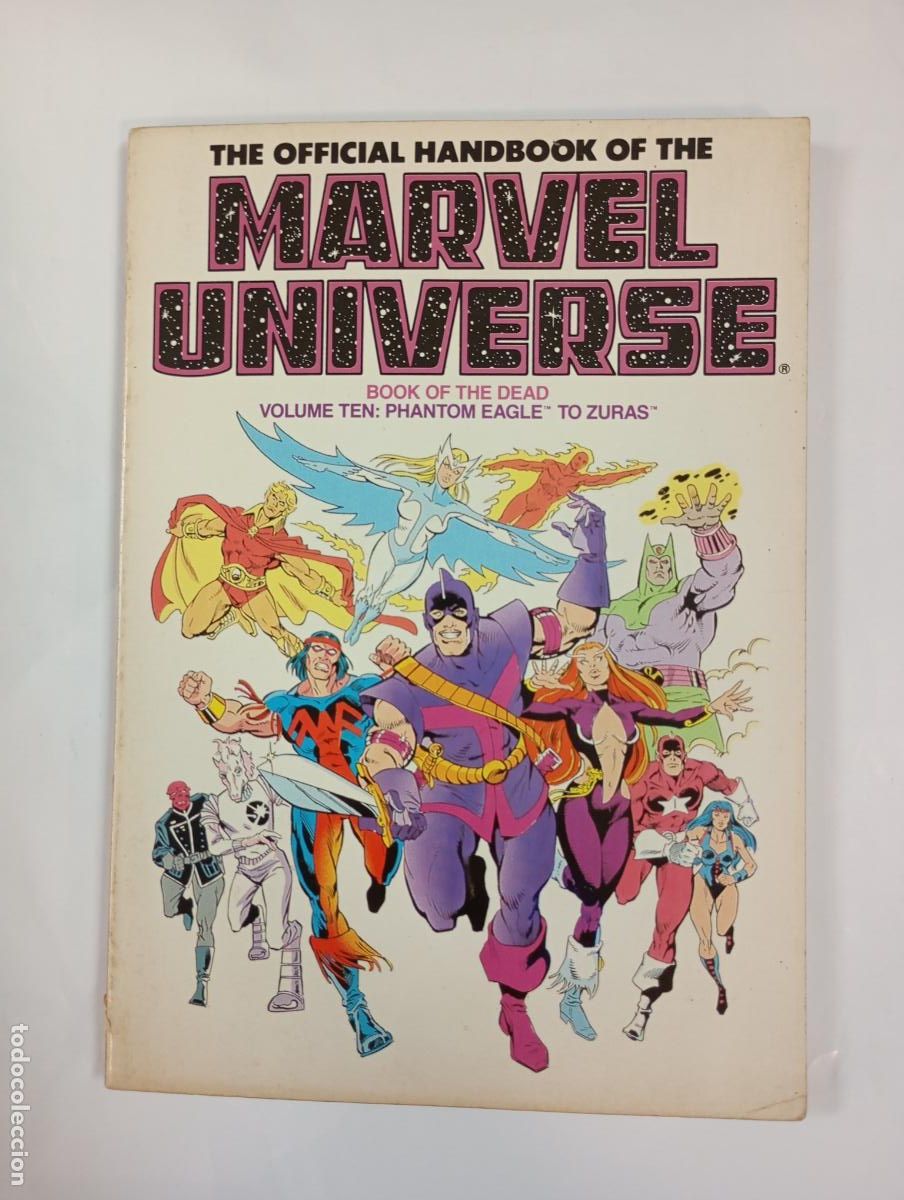 C&oacute;mics: OFFICIAL HANDBOOK OF THE MARVEL UNIVERSE N&ordm; 10 VOLUME TEN. PHANTOM EAGLE TO ZURAS. TDKR95