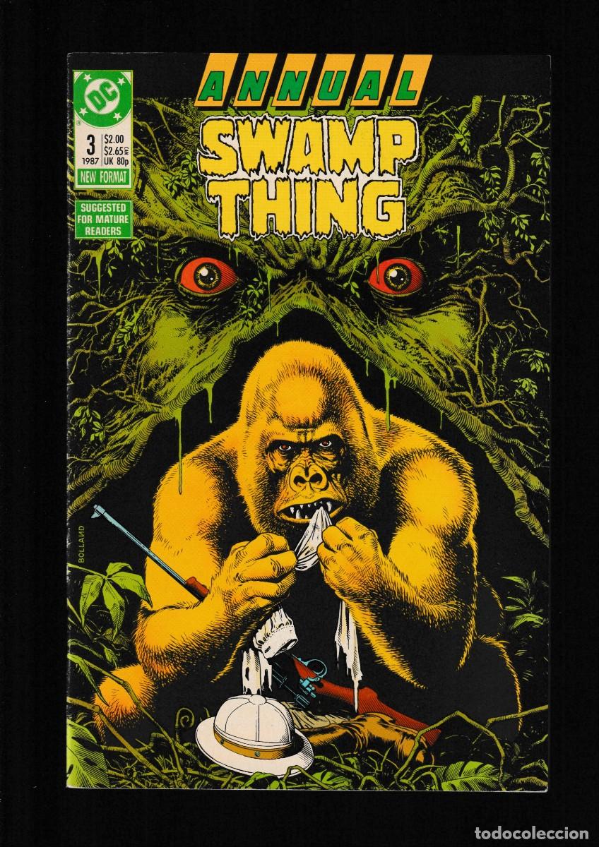 C&oacute;mics: SWAMP THING ANNUAL 3 - DC 1987 VFN/NM / PORTADA DE BRIAN BOLLAND