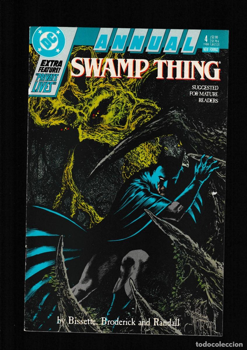 C&oacute;mics: SWAMP THING ANNUAL 4 - DC 1988 VFN/NM / BATMAN