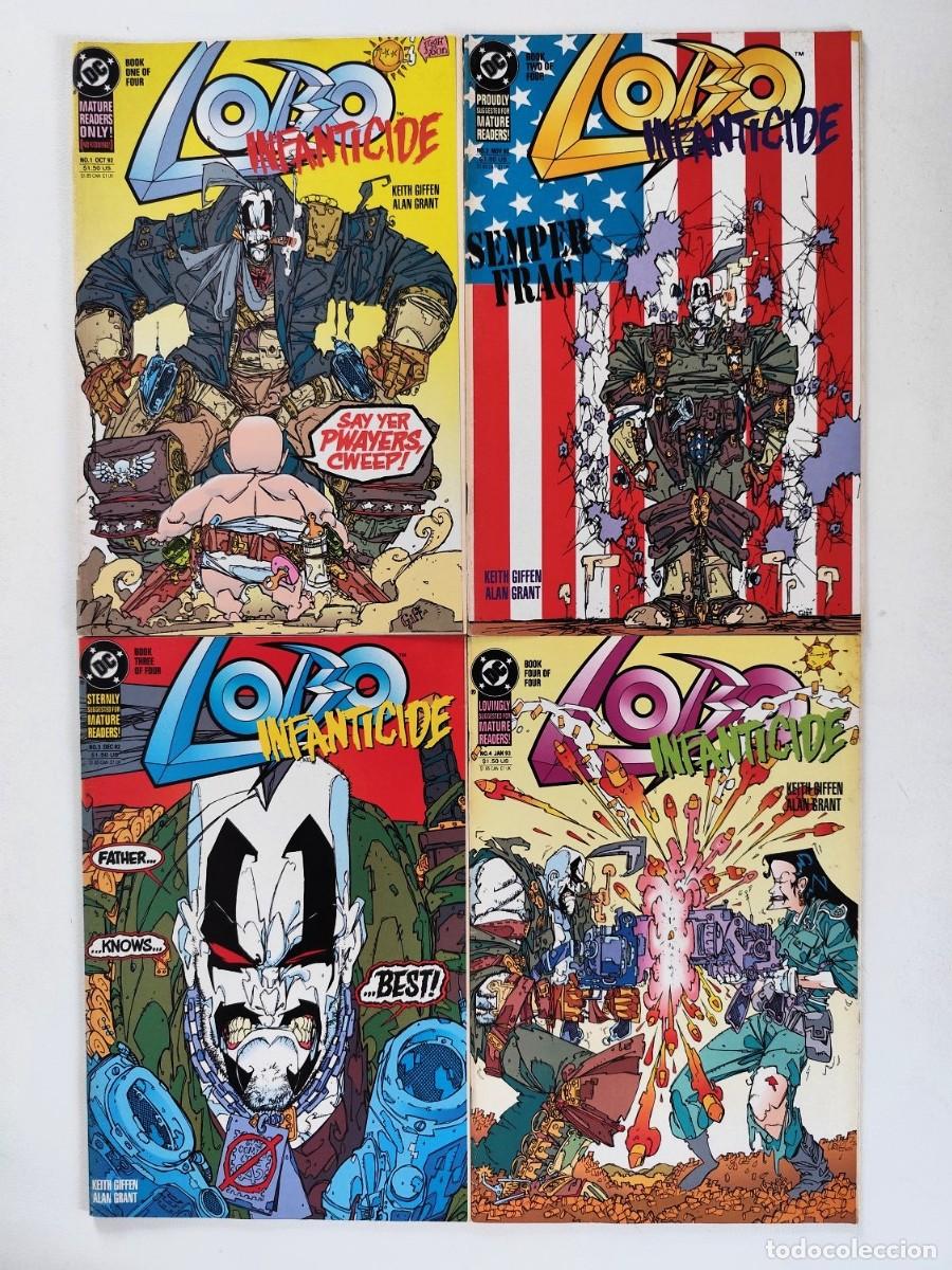 C&oacute;mics: LOBO Infanticide 1 2 3 4 (Keith Giffen & Alan Grant) COMPLETA ~ DC (1992) USA