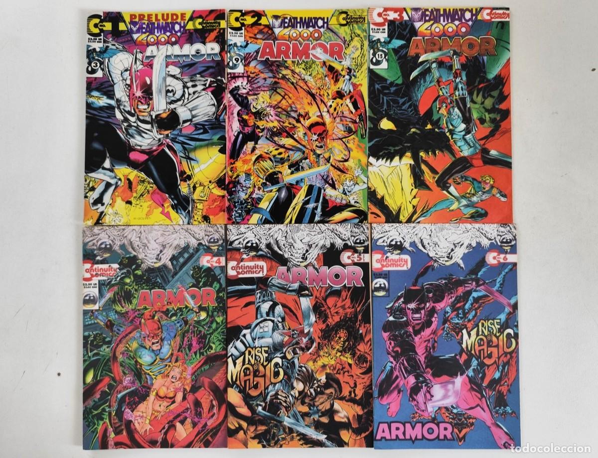 C&oacute;mics: ARMOR Vol.2 # 1-6 (Neal Adams, Peter Stone, Sal Velluto, Rudy Nebres) COMPLETA ~ Continuity (1993)