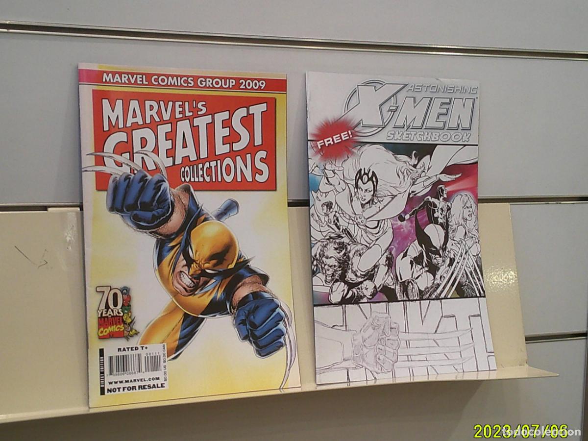 C&oacute;mics: MARVEL'S GREATEST COLLECTIONS + SKETCHBOOK X-MEN - MARVEL COMICS GROUP 2009 EN INGLES