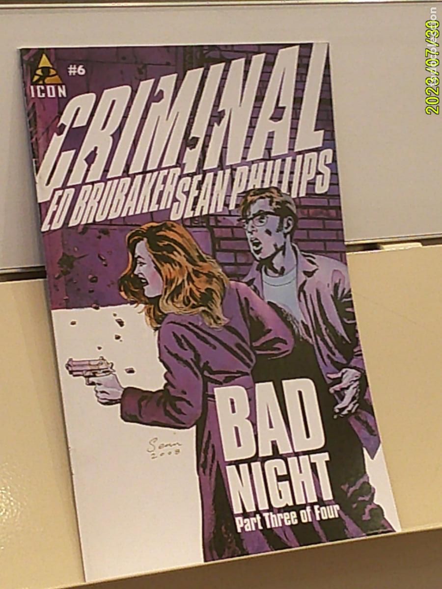 C&oacute;mics: CRIMINAL VOL. 2 N&ordm; 6 BAD NIGHT PART 3 OF 4 OCTOBER 2008 ED BRUBAKER - ICON EN INGLES