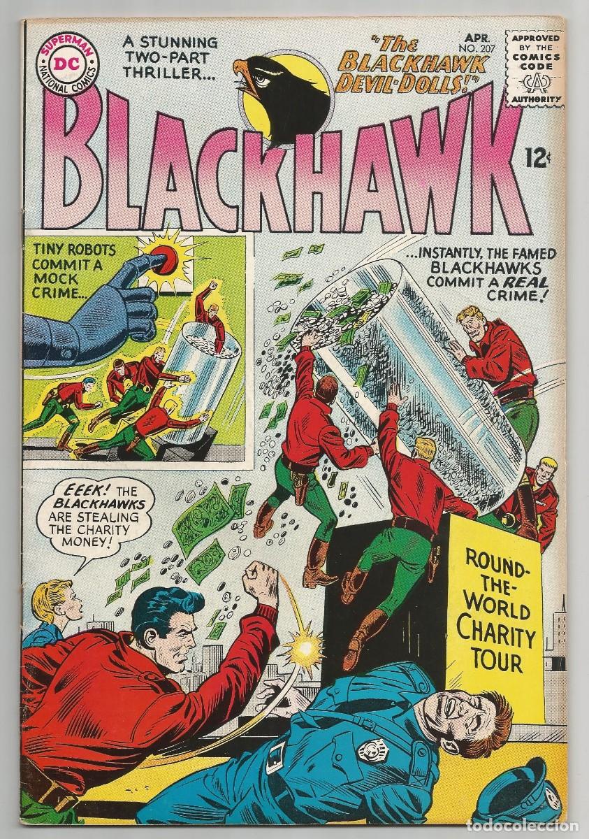 C&oacute;mics: BLACKHAWK #207 FN+(6.5), DC COMICS 1965