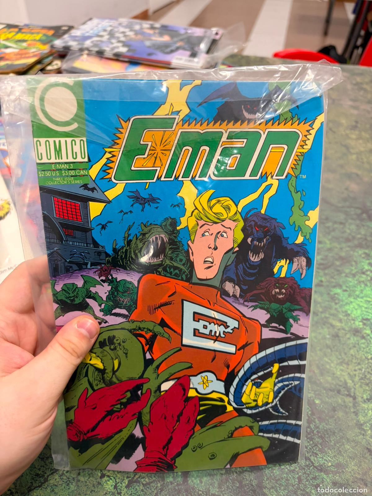C&oacute;mics: E- Man eman Comic en ingles 1990 3