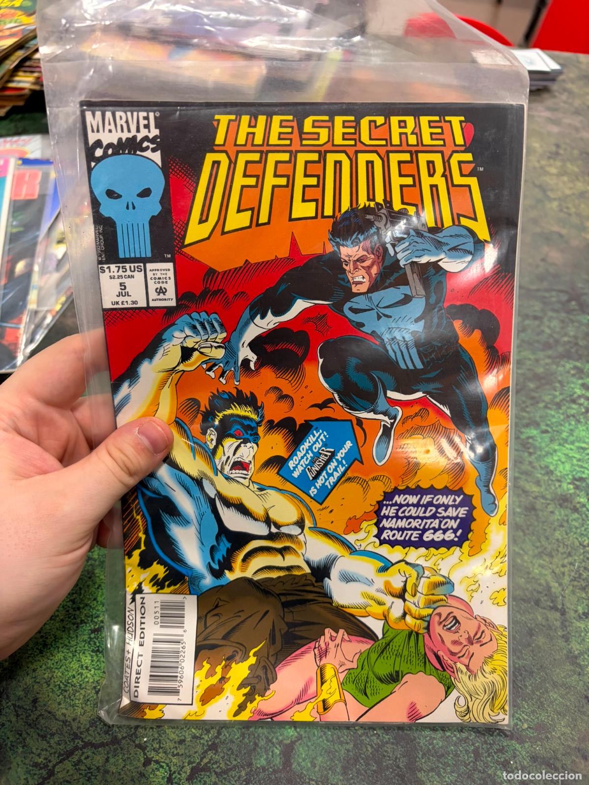 C&oacute;mics: SECRET DEFENDERS #5 MARVEL COMICS JULY 1993