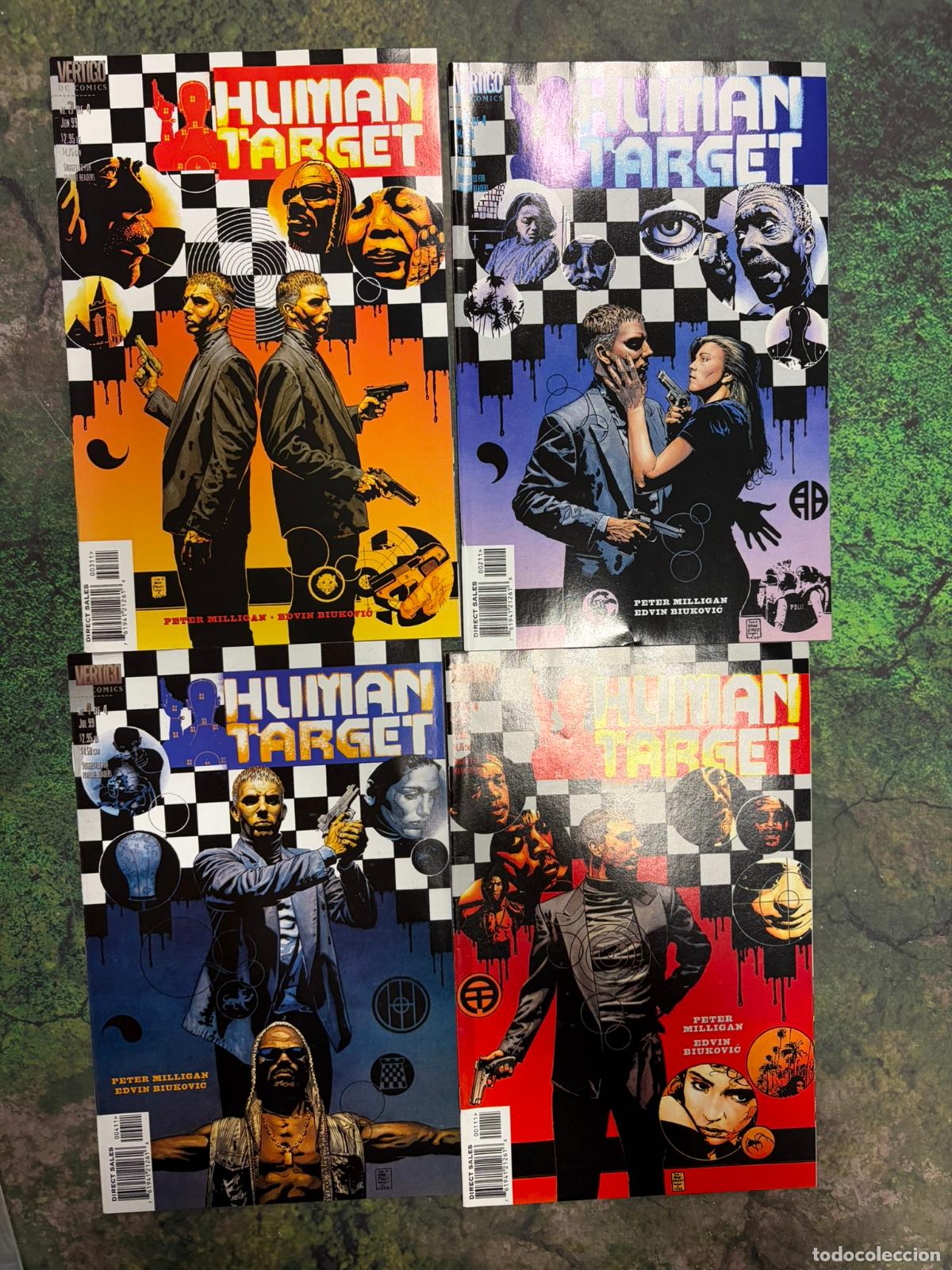 C&oacute;mics: Human Target Mini Series #1 #2 #3 #4 Vertigo Comics