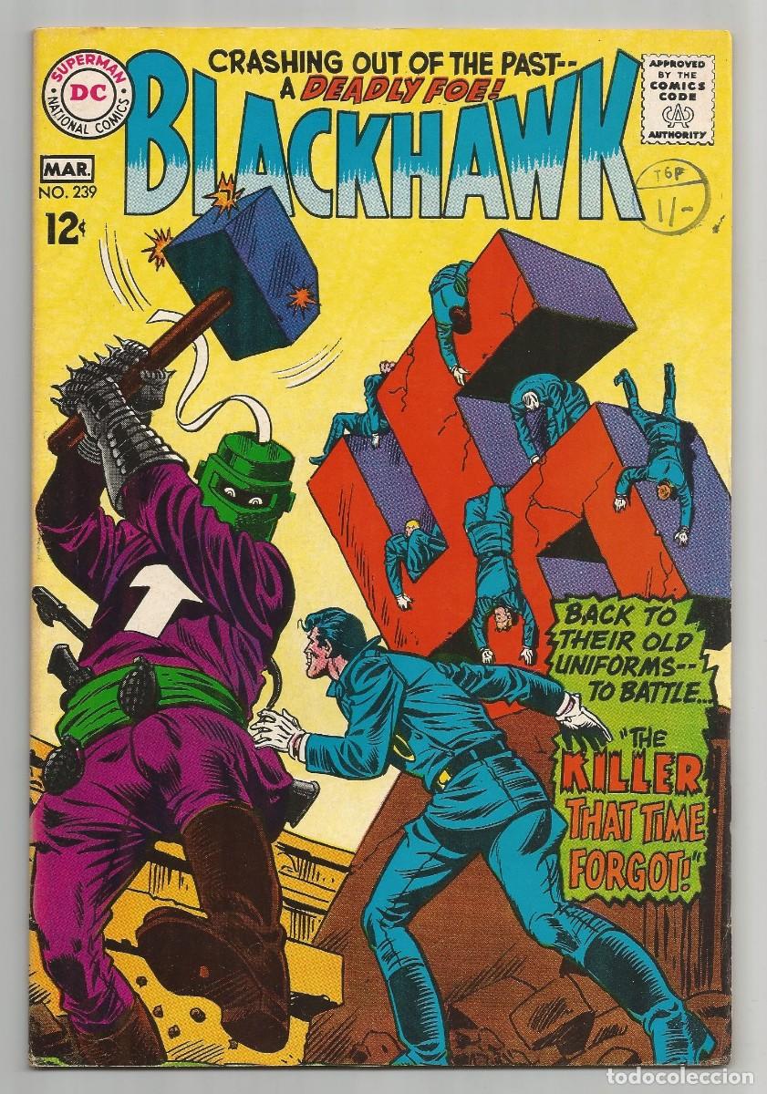 C&oacute;mics: BLACKHAWK #239 FN/VF(7.0), DC COMICS 1968