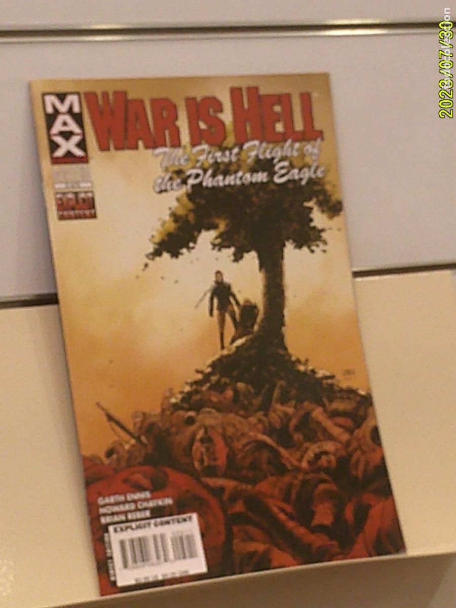 C&oacute;mics: WAR IS HELL: THE FIRST FLIGHT OF THE PHANTOM EAGLE 5 OF 5 SEPTEMBER 2008 GARTH ENNIS - MARVEL INGLES