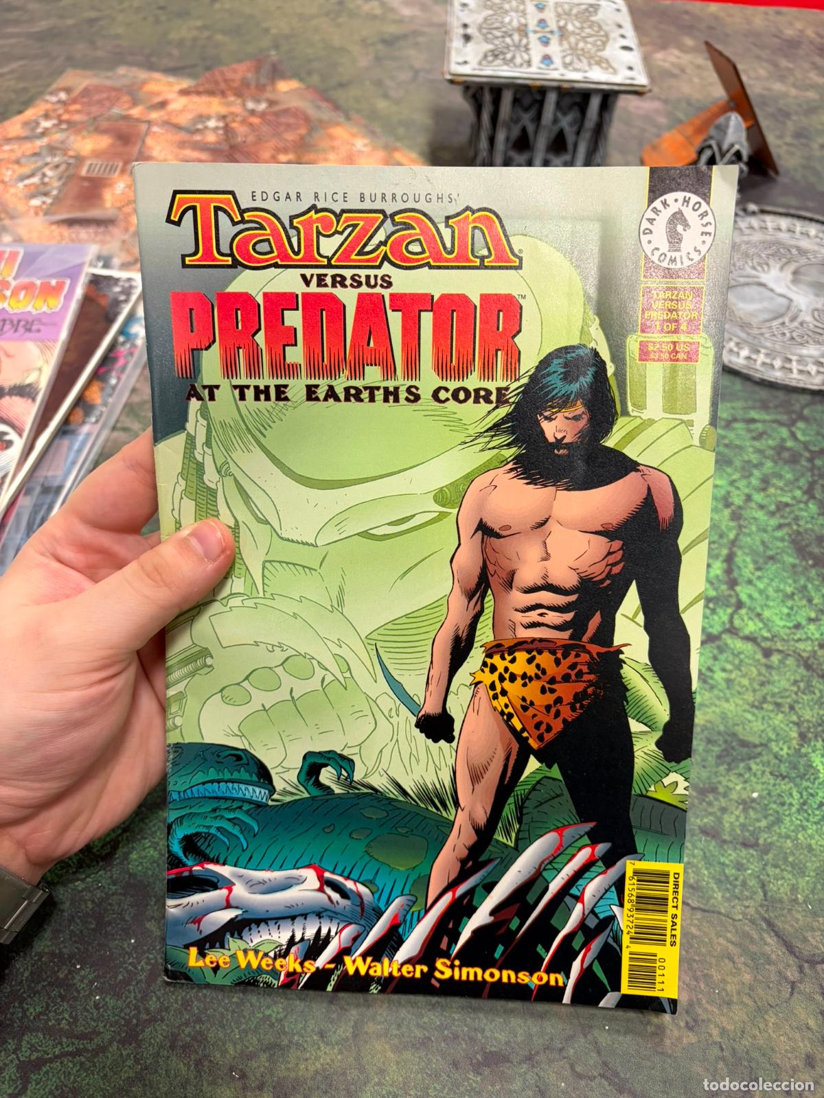 C&oacute;mics: Tarzan Versus Predator at the Earth's Core #1 1996 Dark Horse Comics