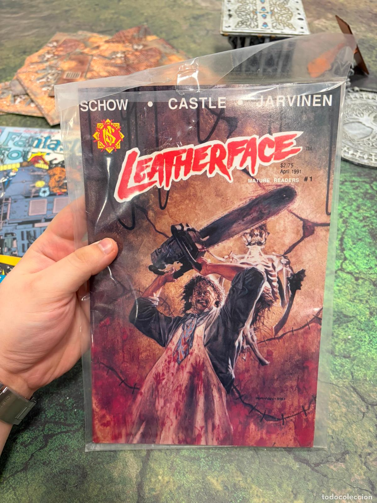 C&oacute;mics: LEATHERFACE #1 NORTHSTAR COMICS 1991 1ST APPEARANCE IN COMICS! HORROR KEY!