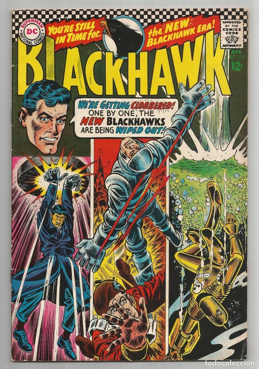 C&oacute;mics: BLACKHAWK #231 VG/FN(5.0), DC COMICS 1967