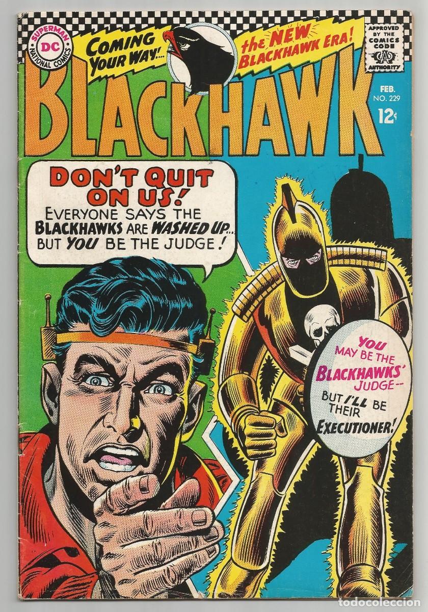 C&oacute;mics: BLACKHAWK #229 FN+(6.5), DC COMICS 1967